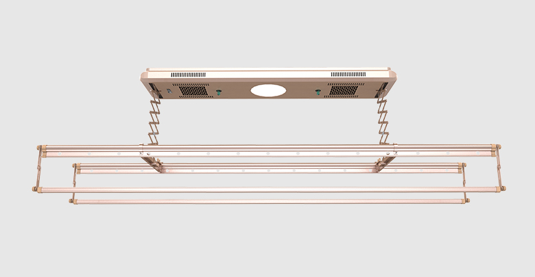 郁金香T8259-XF 琥珀金 消毒風干款智能電動晾衣機